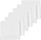 Meyco baby uni monddoekjes - 6-pack - badstof - white - 30x30cm