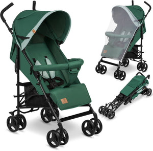 Lionelo elia - buggy - lichte 7kg en duurzame kinderwagen - paraplu buggy - 5-punts gordel - rijke set - grote mand - muskietennet - geschikt voor kinderen tot 15 kg - verstelbare rugleuning tot ligpositie en voetensteun - van 6 maanden tot 5 jaar