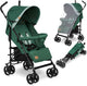 Lionelo elia - buggy - lichte 7kg en duurzame kinderwagen - paraplu buggy - 5-punts gordel - rijke set - grote mand - muskietennet - geschikt voor kinderen tot 15 kg - verstelbare rugleuning tot ligpositie en voetensteun - van 6 maanden tot 5 jaar