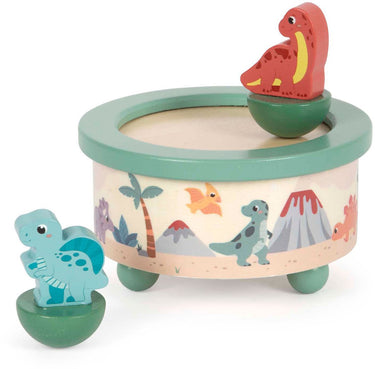 Small foot - houten muziekdoos dino