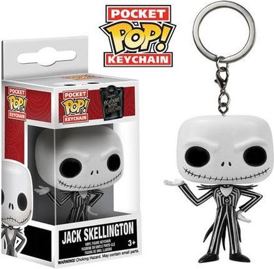 Funko nightmare before christmas - pop vinyl sleutelhanger jack 4cm !