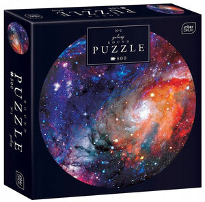 Geronimo games puzzle - galaxy ronde puzzel 500 stuk - interdruk - - 63 cm diameter