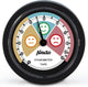 Alecto ws-05 - hygrometer voor binnen - werkt zonder batterijen - zwart