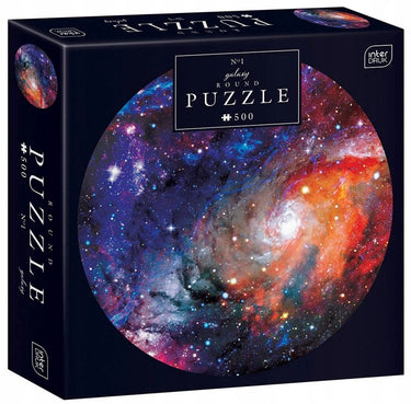 Geronimo games puzzle - galaxy ronde puzzel 500 stuk - interdruk - - 63 cm diameter