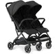 Deryan rolo x2 duo buggy - 2 persoons - compact lichtgewicht - zwart