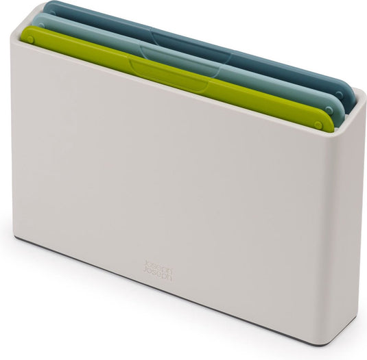 Joseph joseph duo opal - snijplanken in houder set van 4 stuks - polypropyleen - multicolor