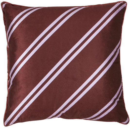 Vtwonen diagonal sierkussen - 50x50 cm - donker rood