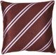 Vtwonen diagonal sierkussen - 50x50 cm - donker rood