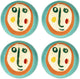 Serax - ottolenghi feast - bord xs - mix - 16 ø - 4 stuks
