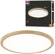 Paulmann led-paneel atria shine backlight ip44 rond 293 mm 16w 1600lm 3000k houtlook