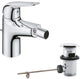 Grohe swift - bidetkraan met afvoergarnituur, chroom 24332001