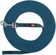 Trixie hondenriem sleeplijn met rubber anti slip petrol blauw