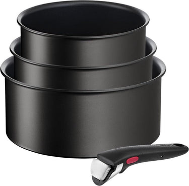 Tefal ingenio unlimited - pannenset - 4-delig - inductie - stapelbaar - afneembare handgreep - ruimtebesparend