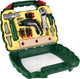 Klein toys bosch mini speelgoed ixolino ii werkkoffer - accu-schroevendraaier en meer gereedschap - incl. geluids- en lichteffecten - groen geel