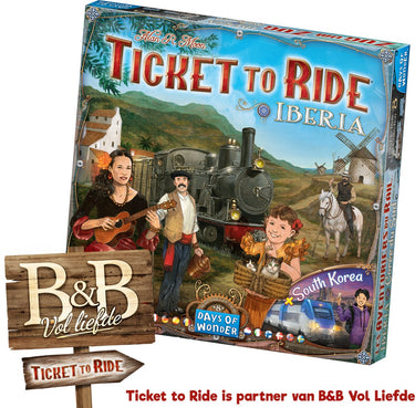 Days of wonder - ticket to ride - iberia south korea - uitbreiding - bordspel