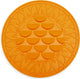 Beeztees likmat zonnebloem - likmat hond - silcone - oranje - 30x30x1 cm