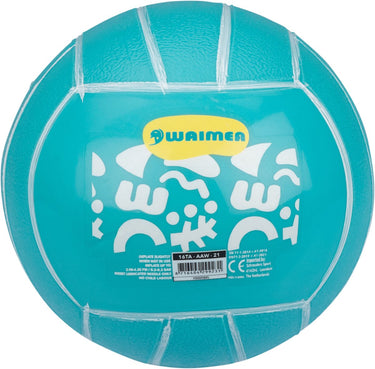 Waimea strandbal pvc - 21 cm - aqua - 21