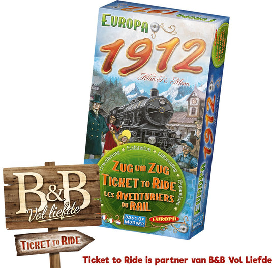 Days of wonder - ticket to ride europa 1912 - uitbreiding voor europe - bordspel