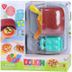 Playgo klei speelgoed pizza feest set met 4 kleipotjes voor kinderen.