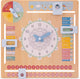Woet new classic toys® houten kalenderklok - leer klokkijken - leerklok - weet jij welke dag het is? hoe laat is het? schijnt de zon? - dagen, maanden, seizoenen weer - educatief speelgoed - vanaf 3 jaar