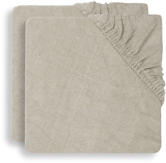 Jollein aankleedkussenhoes badstof 75x85cm nougat (2pack)