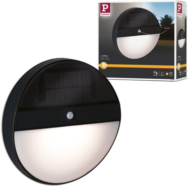 Paulmann solar led-wandarmatuur voor buiten elios bewegingsmelder ip44 3000k 50lm antraciet