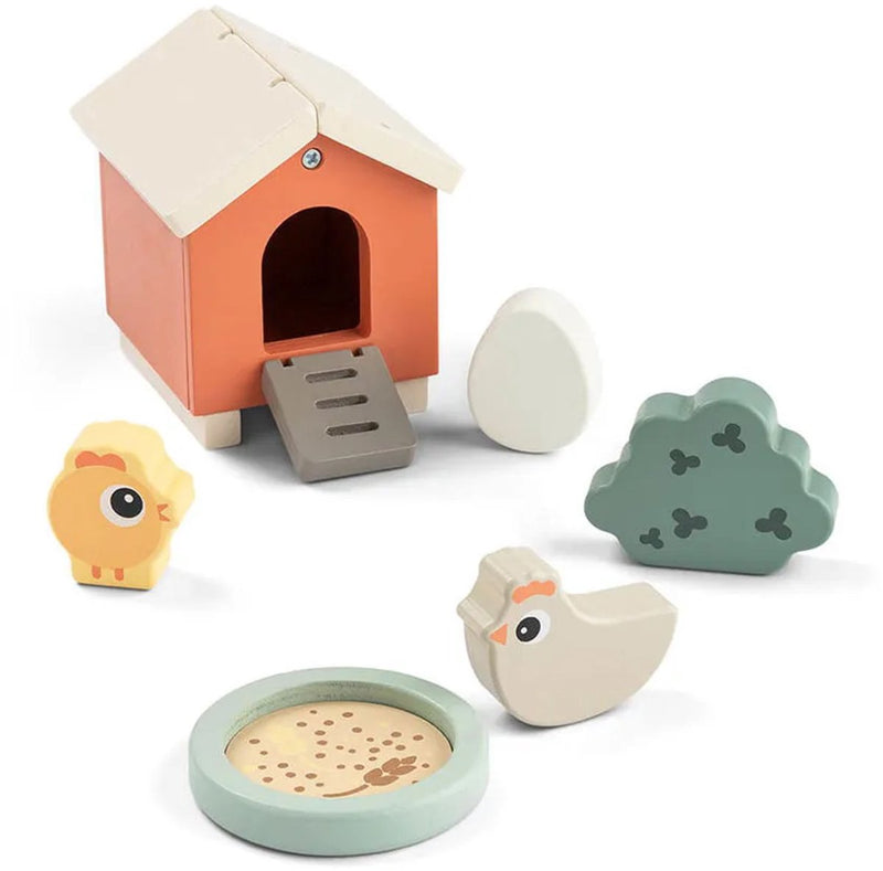 Load image into Gallery viewer, Done by deer tiny farm houten speelset clucky
