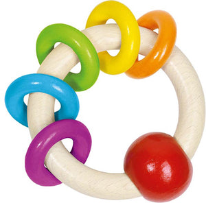 Goki bijtring - 5 regenboogringen