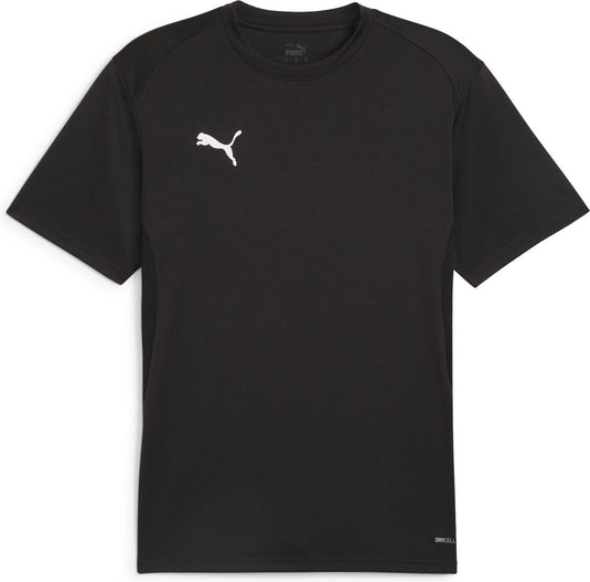 Puma teamgoal jersey heren sportshirt - black- white-flat dark gray
