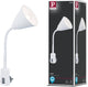 Paulmann stekkerlamp junus - flexarm - e14 230v - leeslamp nachtlamp dimbaar - stekkerspot - stopcontactlamp voor lees- en nachtgebruik - wit