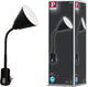 Paulmann stekkerlamp junus - flexarm - e14 230v - leeslamp nachtlamp dimbaar - stekkerspot - stopcontactlamp voor lees- en nachtgebruik - zwart