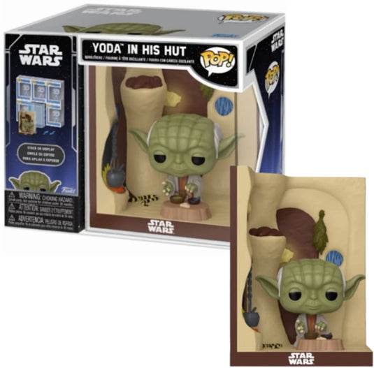Funko star wars yoda in his hut (pop! nooks) vinylfiguur unisex pop! - neutraal - standard