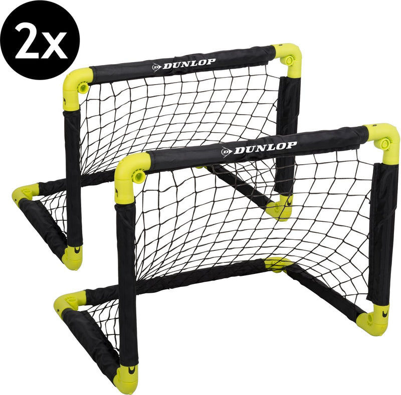 Load image into Gallery viewer, Dunlop voetbalgoal met grondpinnen, set van 2
