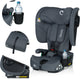 Lionelo nelly i-size autostoel – opvouwbare – 76-150 cm – isofix top tether – 4-standen rugleuning – sips zijbescherming – draagbaar compact – 15-standen hoofdsteun – verkleininzet beenkussen – drankenhouder – ece r129 03 – groep 0+
