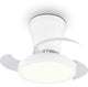 Rl live your light reality moss - ventilator - wit - incl. 1x smd 13 w - afstandsbediening - geintegreerde dimmer - traploos instelbare lichtkleur - geheugenfunctie - zomer- en wintermodus - 6 snelheidsniveaus