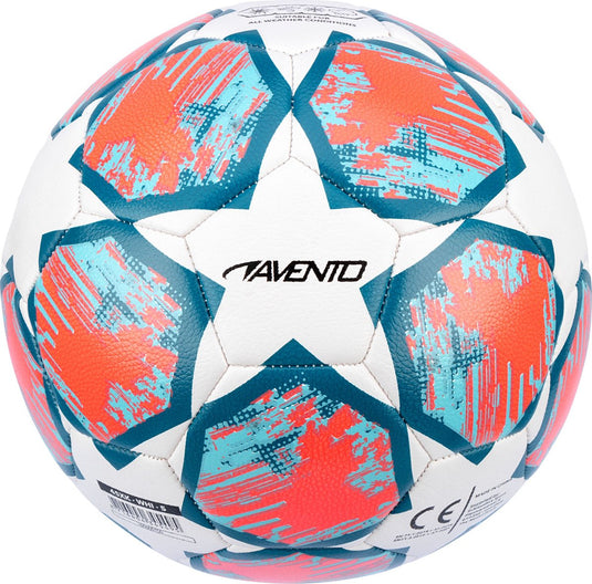 Avento voetbal - star wizard - blauw - maat 5 - ⌀ ca. 22 cm