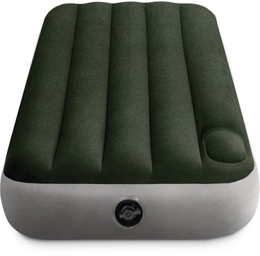 Intex jr. twin dura-beam downy luchtbed met ingebouwde voetpomp - 191x76x25cm