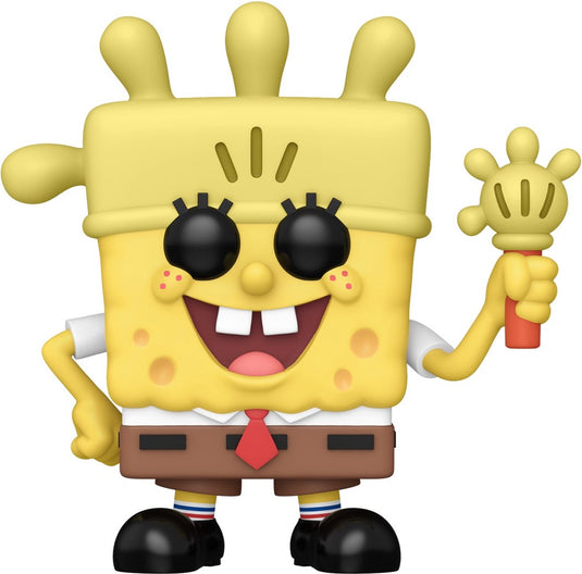 Funko spongebob squarepants glove world spongebob vinyl figuur 1671 pop! meerkleurig