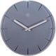 Nextime nxt sweet – wandklok – 20 cm – plastic – grijs – stil