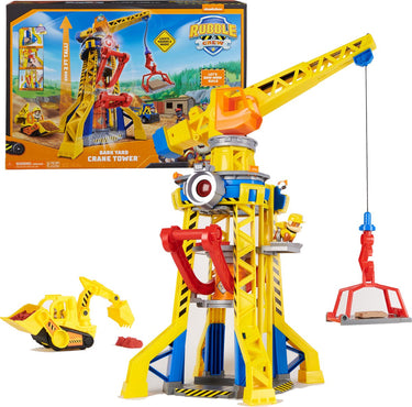 Rubble crew - blafwerf hijskraan-speelset met rubble-figuurtje - paw patrol speelgoed