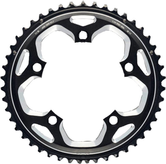 Shimano fc-rs500 kettingblad - 46t - voor racefiets - 110 mm - zwart