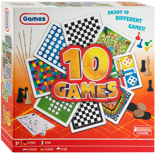 Creative craft group klassieke bordspellen box 10in1