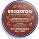 Snazaroo 1118977 - rust brown - 18ml aqua schmink kinderschmink voor kinderen en volwassenen