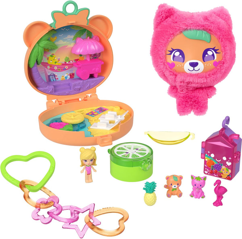 Load image into Gallery viewer, Polly pocket knuffelbeer compacte speelset
