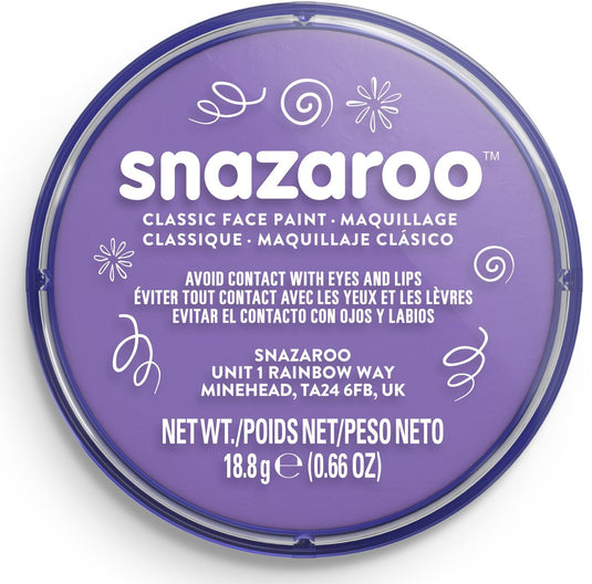Snazaroo 1118877 - lilac - 18ml aqua schmink kinderschmink voor kinderen en volwassenen