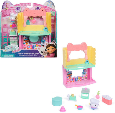 Gabby's poppenhuis gabby’s poppenhuis de film – cakey’s cake-tastische keuken speelset
