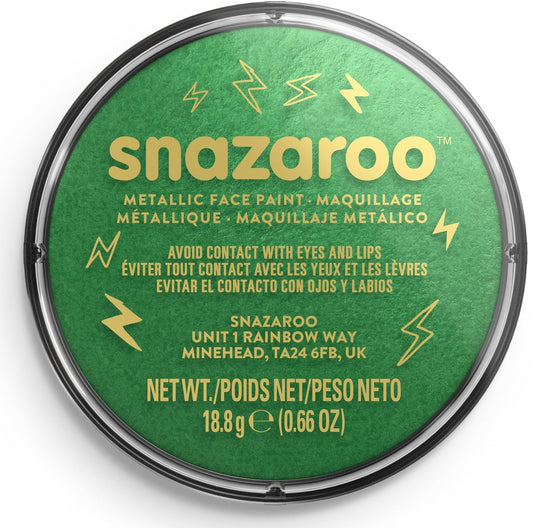 Snazaroo 1118422 - electric green - 18ml aqua schmink kinderschmink voor kinderen en volwassenen