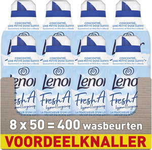 Lenor fresh air wasverzachter sensitive - voor de gevoelige huid - 8 x 50 wasbeurten