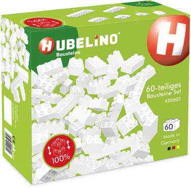 Hubelino bouwstenen wit - 60dlg.