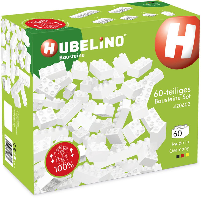 Load image into Gallery viewer, Hubelino bouwstenen wit - 60dlg.
